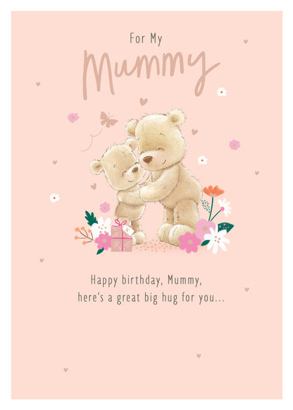 Standard Greeting Cards Birthday Mummy Cute Nutmeg