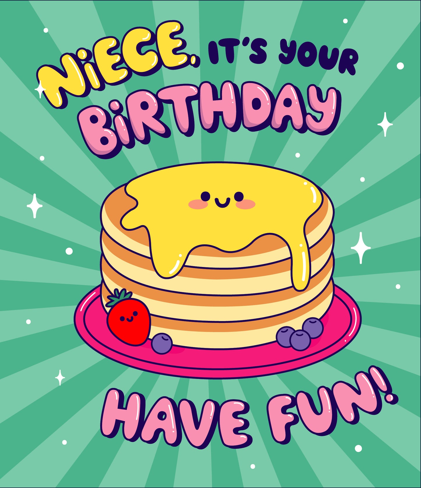Standard Greeting Cards Birthday Niece 0-6 Juvenile Carlton Core Line