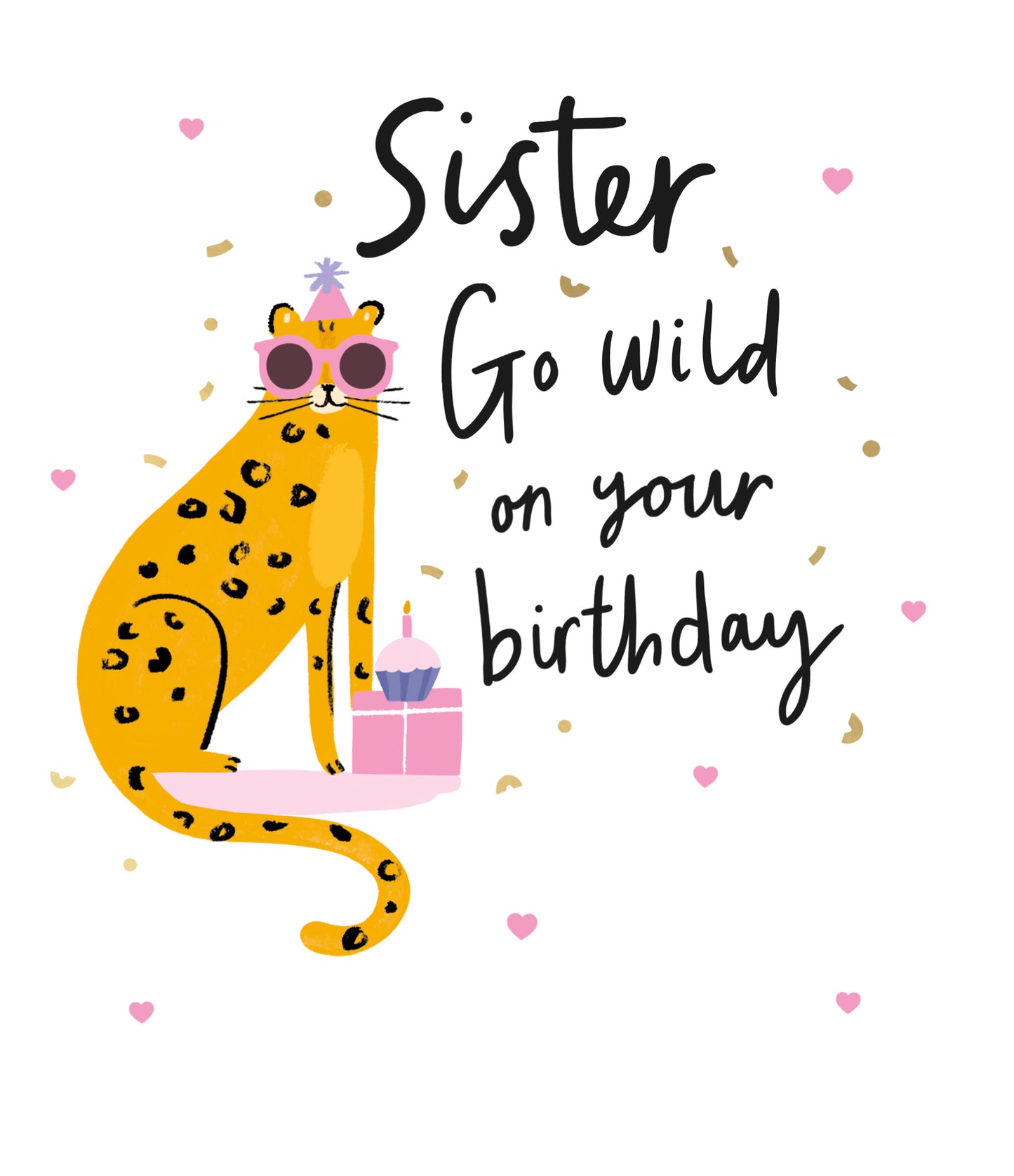 Standard Greeting Cards Birthday Sister Cute Carlton Core Line