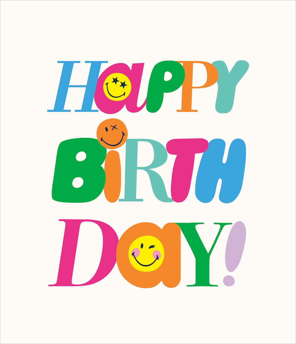 Standard Greeting Cards Birthday  Smiley World