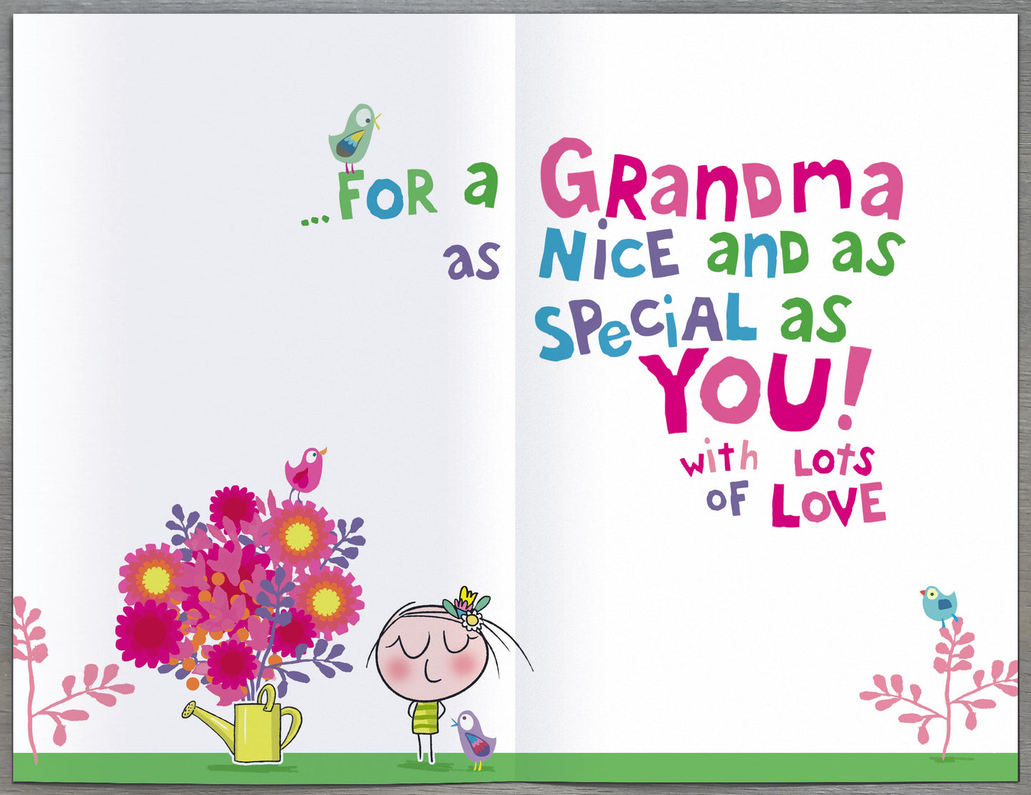 Standard Greeting Cards Birthday Grandma 0-6 Juvenile Wigwam