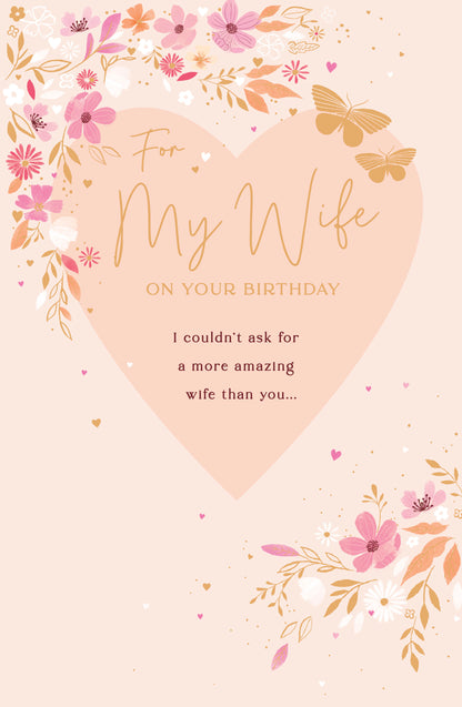 Standard Greeting Cards Birthday Wife  Gibson Core Line