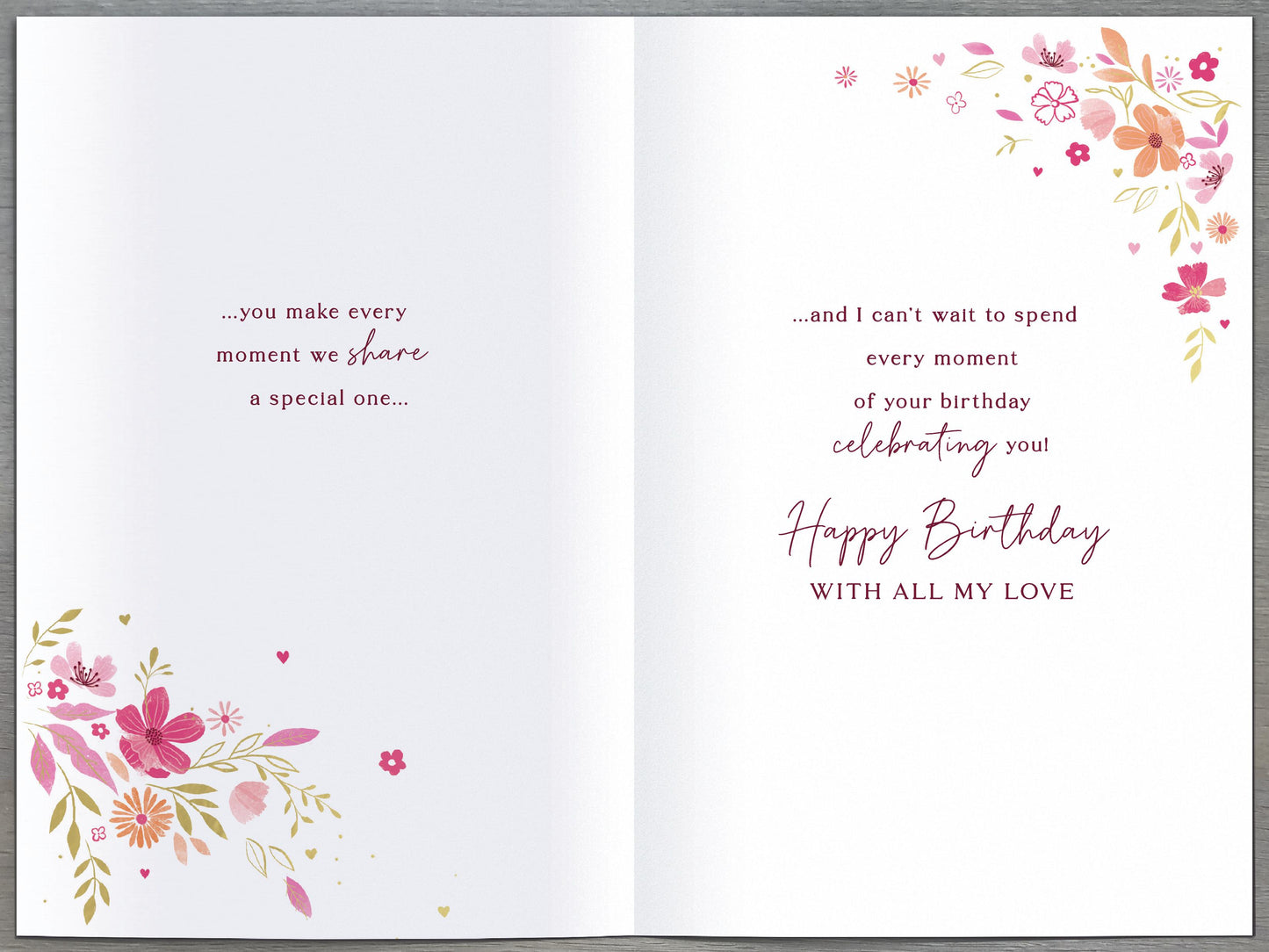 Standard Greeting Cards Birthday Wife  Gibson Core Line