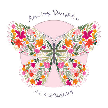 Hand Finished Greeting Cards Birthday Daughter  Carlton Core Line