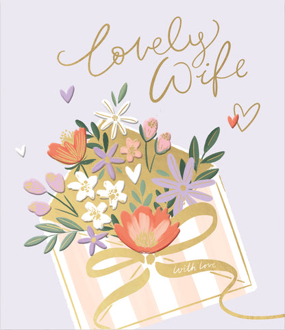 Standard Greeting Cards Birthday Wife  Carlton Core Line