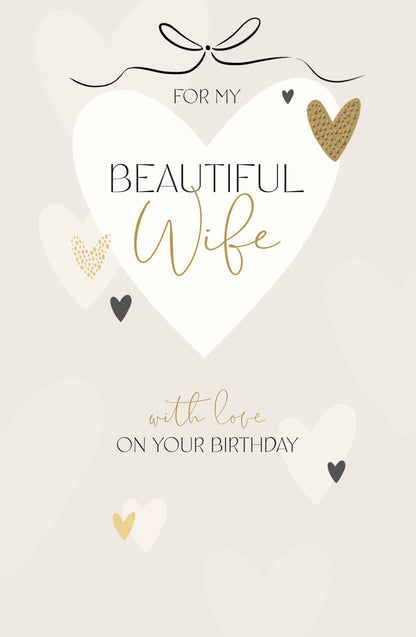 Standard Greeting Cards Birthday Wife  Gibson Core Line