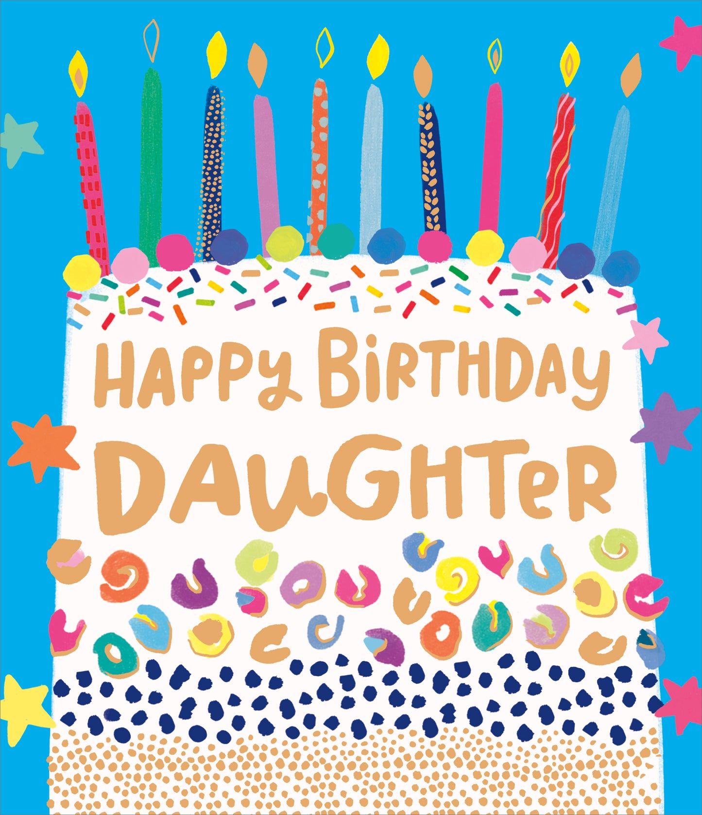 Standard Greeting Cards Birthday Daughter  Happy Vibes