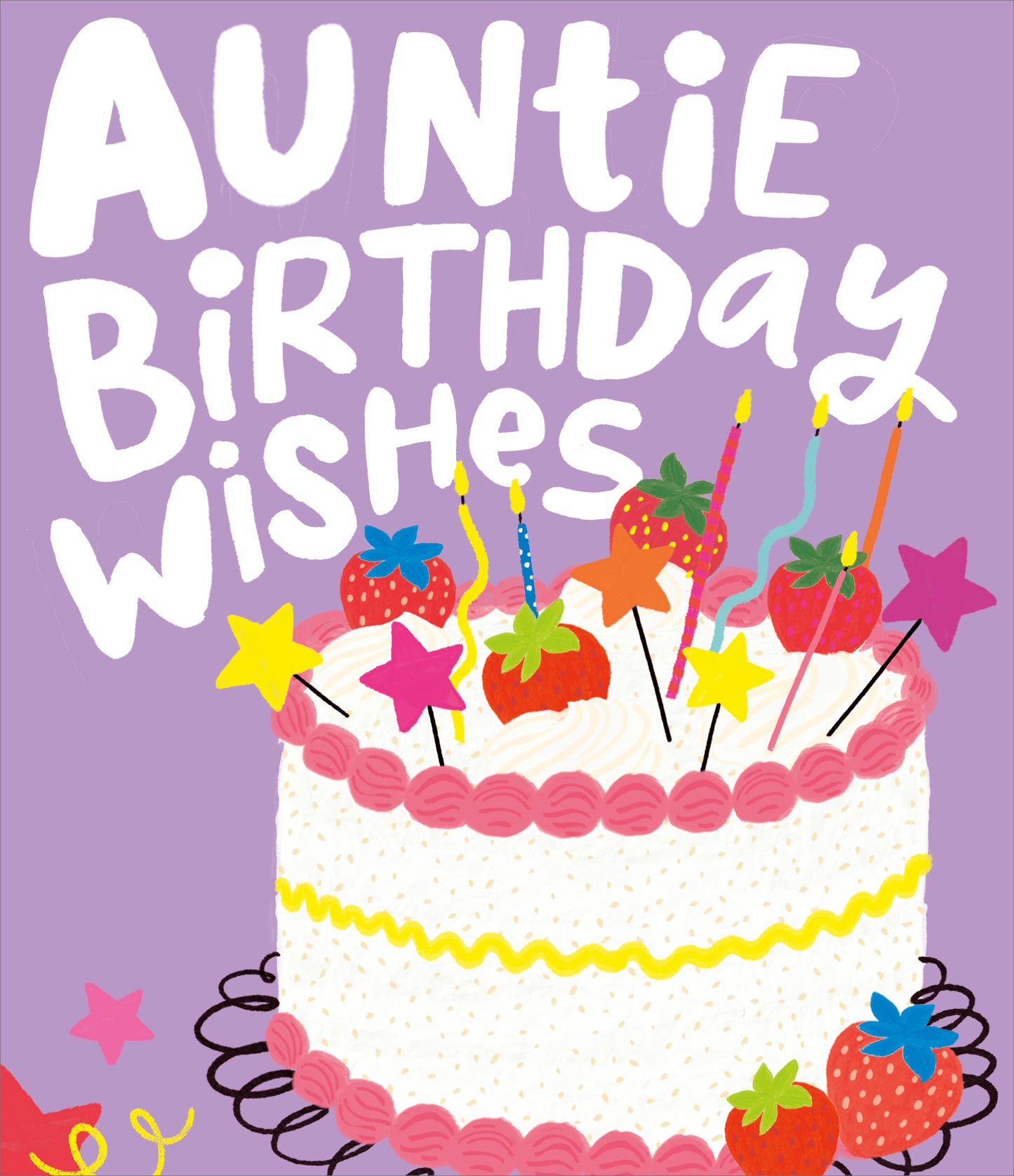 Standard Greeting Cards Birthday Auntie  Happy Vibes