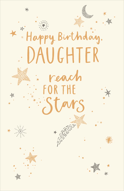Standard Greeting Cards Birthday Daughter  Carlton Core Line