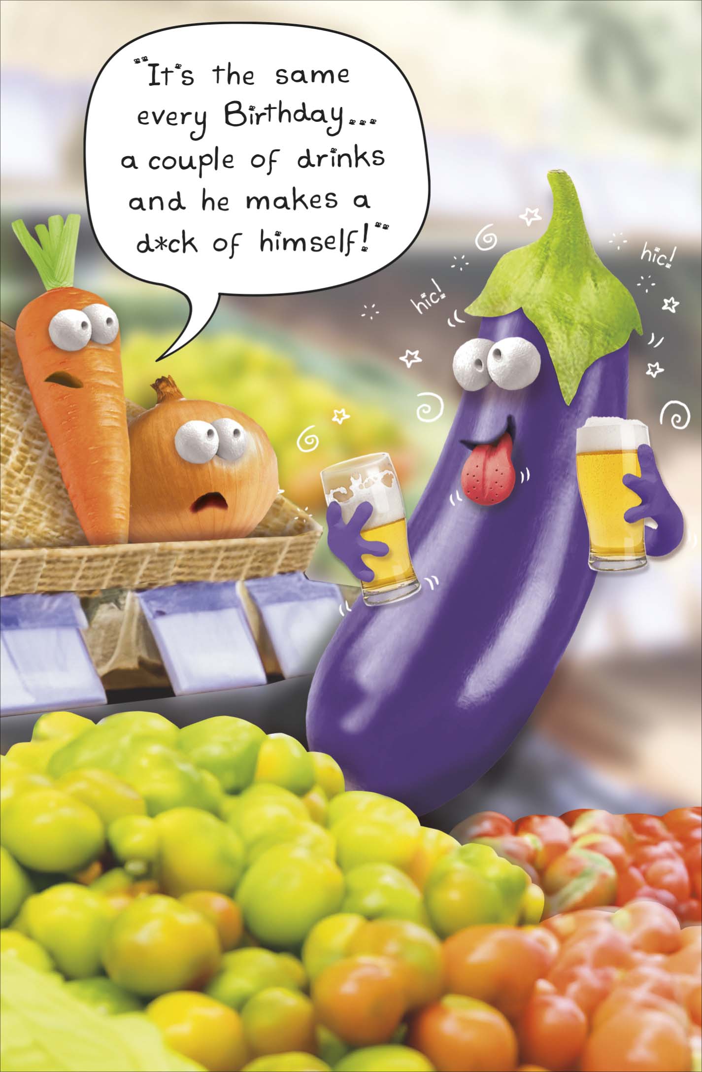 Standard Greeting Cards Birthday Hum Out of the Ark