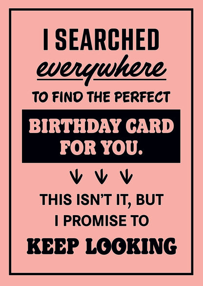 Standard Greeting Cards Birthday Hum Neon Flash