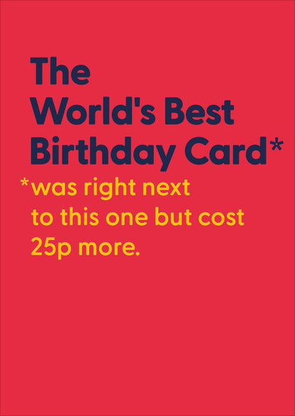 Standard Greeting Cards Birthday Hum Believe the Type