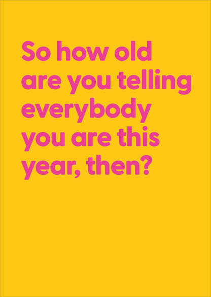 Standard Greeting Cards Birthday Hum Believe the Type