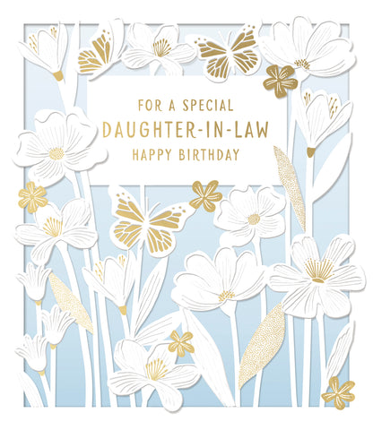 Standard Greeting Cards Birthday Daughter In Law  Carlton Core Line