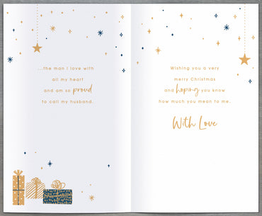 Hand Finished Greeting Cards Husband  Gibson Core Line