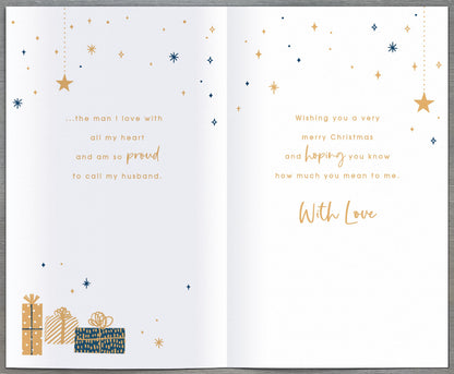 Hand Finished Greeting Cards Husband  Gibson Core Line