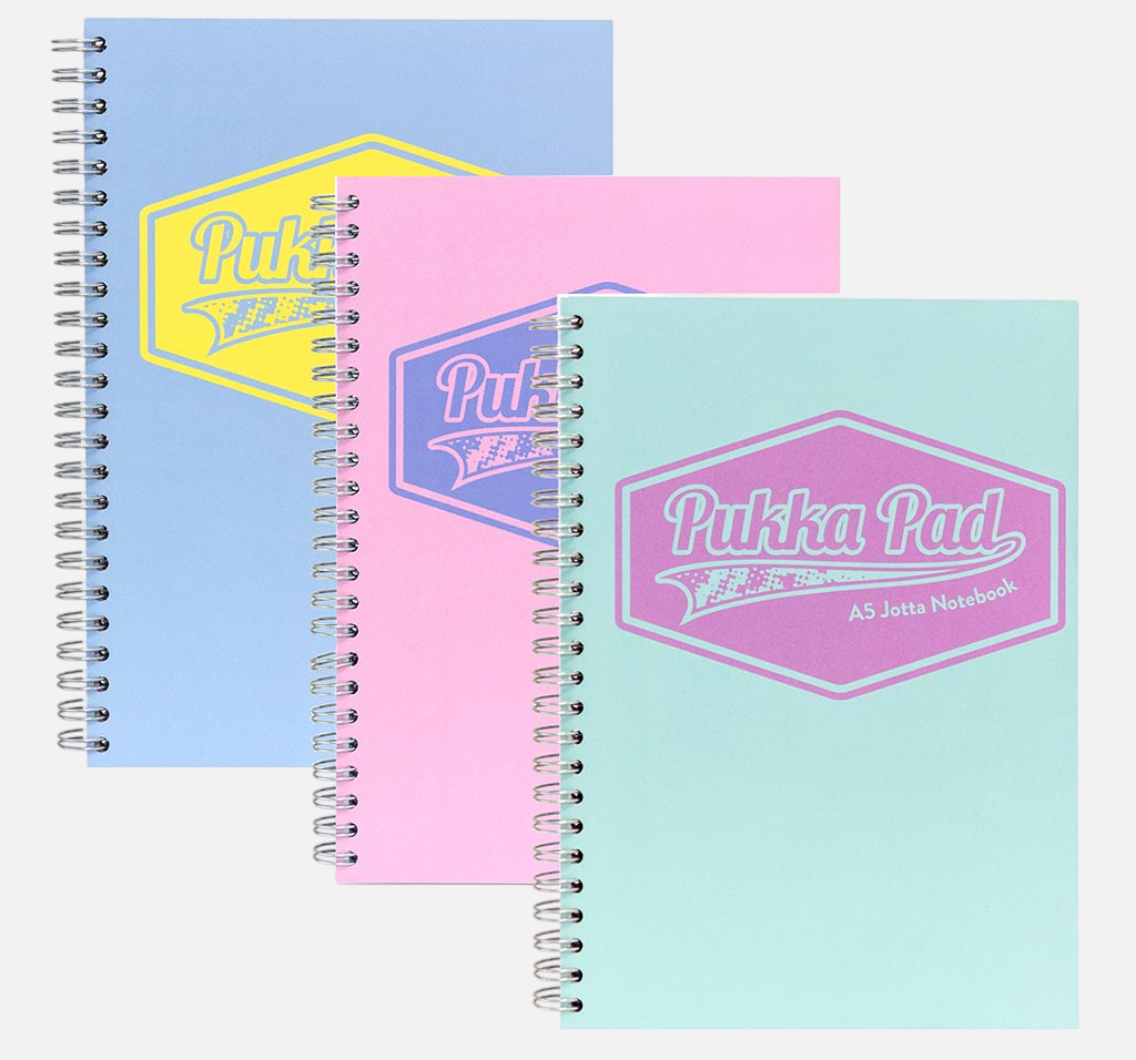 Pukka Jotta Pad A5 Pastel Assorted Colours 200 Pages