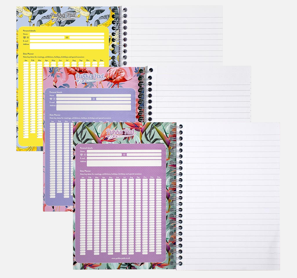 Pukka Jotta Pad A5 Pastel Assorted Colours 200 Pages