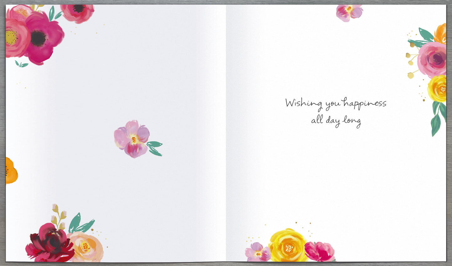 Standard Greeting Cards Birthday  Velvet Bloom