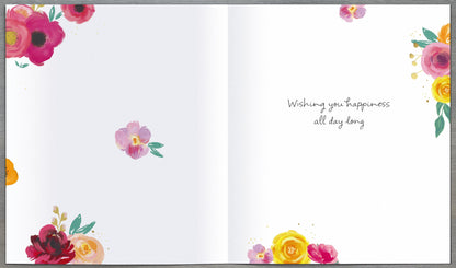 Standard Greeting Cards Birthday  Velvet Bloom