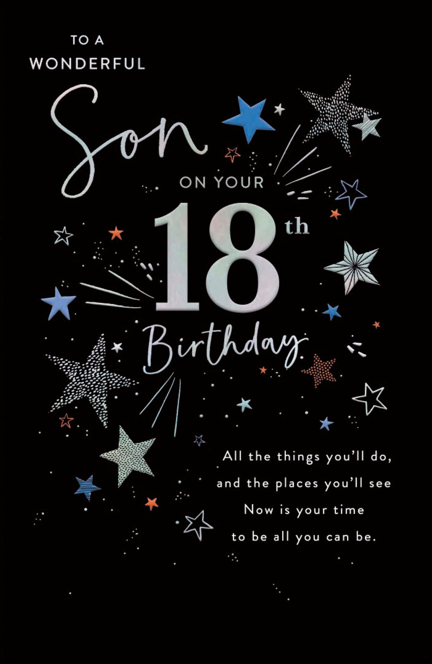 Standard Greeting Cards Birthday 18th Son  Gibson Core Line