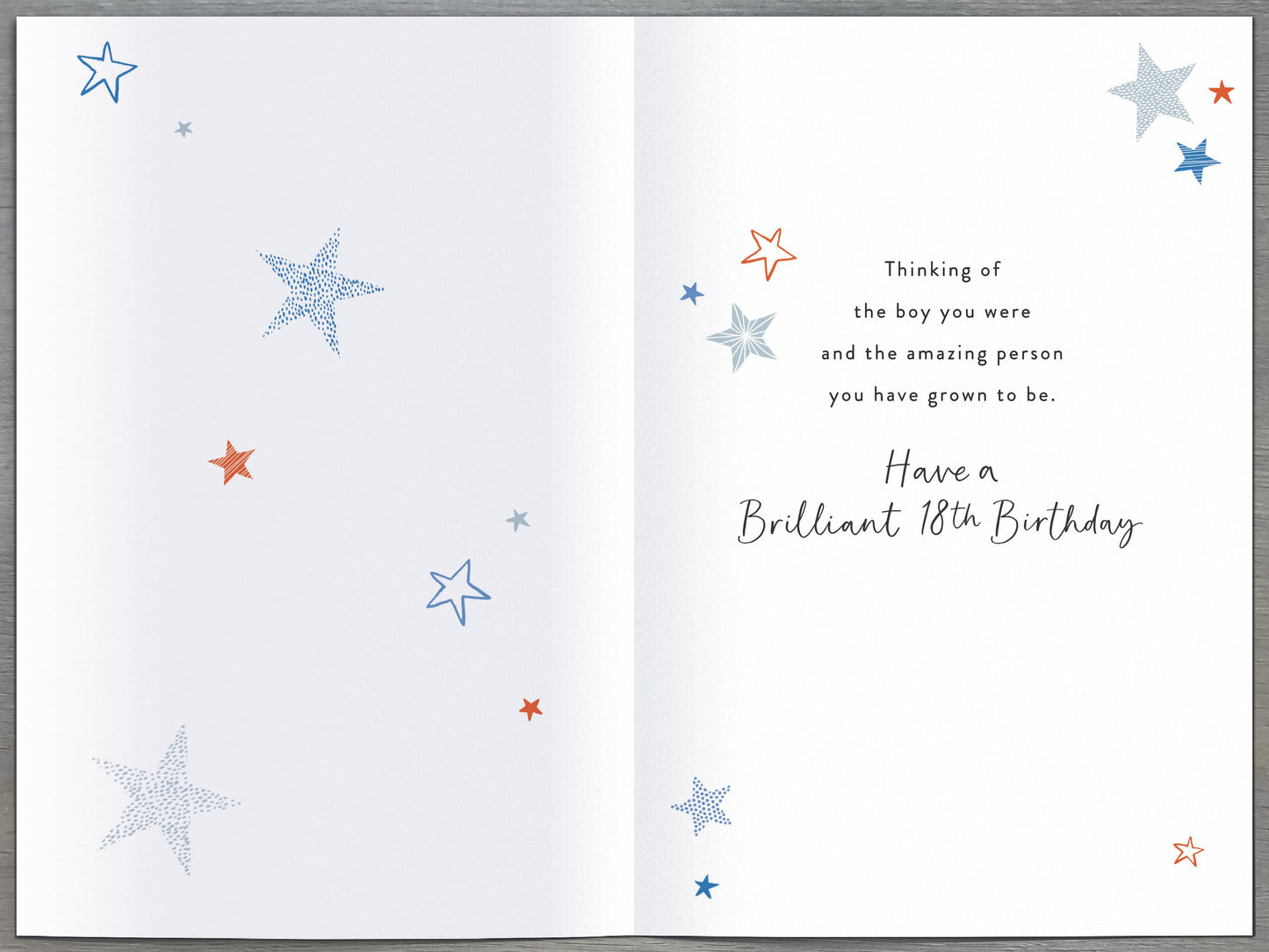 Standard Greeting Cards Birthday 18th Son  Gibson Core Line