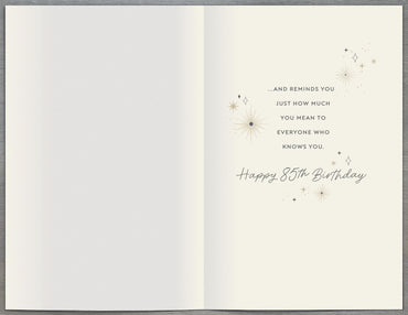 Standard Greeting Cards Birthday 85th  Gibson Core Line