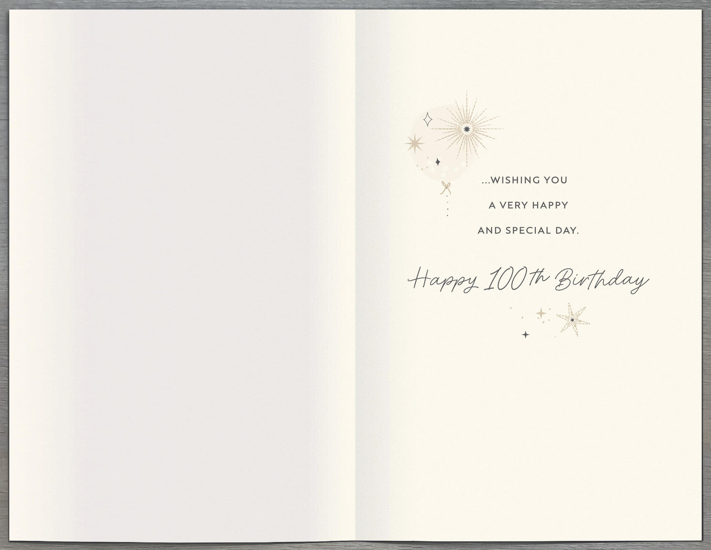 Standard Greeting Cards Birthday 100th  Gibson Core Line