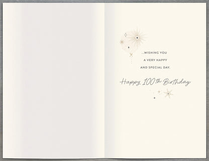 Standard Greeting Cards Birthday 100th  Gibson Core Line