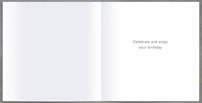 Clasp Greeting Cards Birthday 70th  Signature Moondust