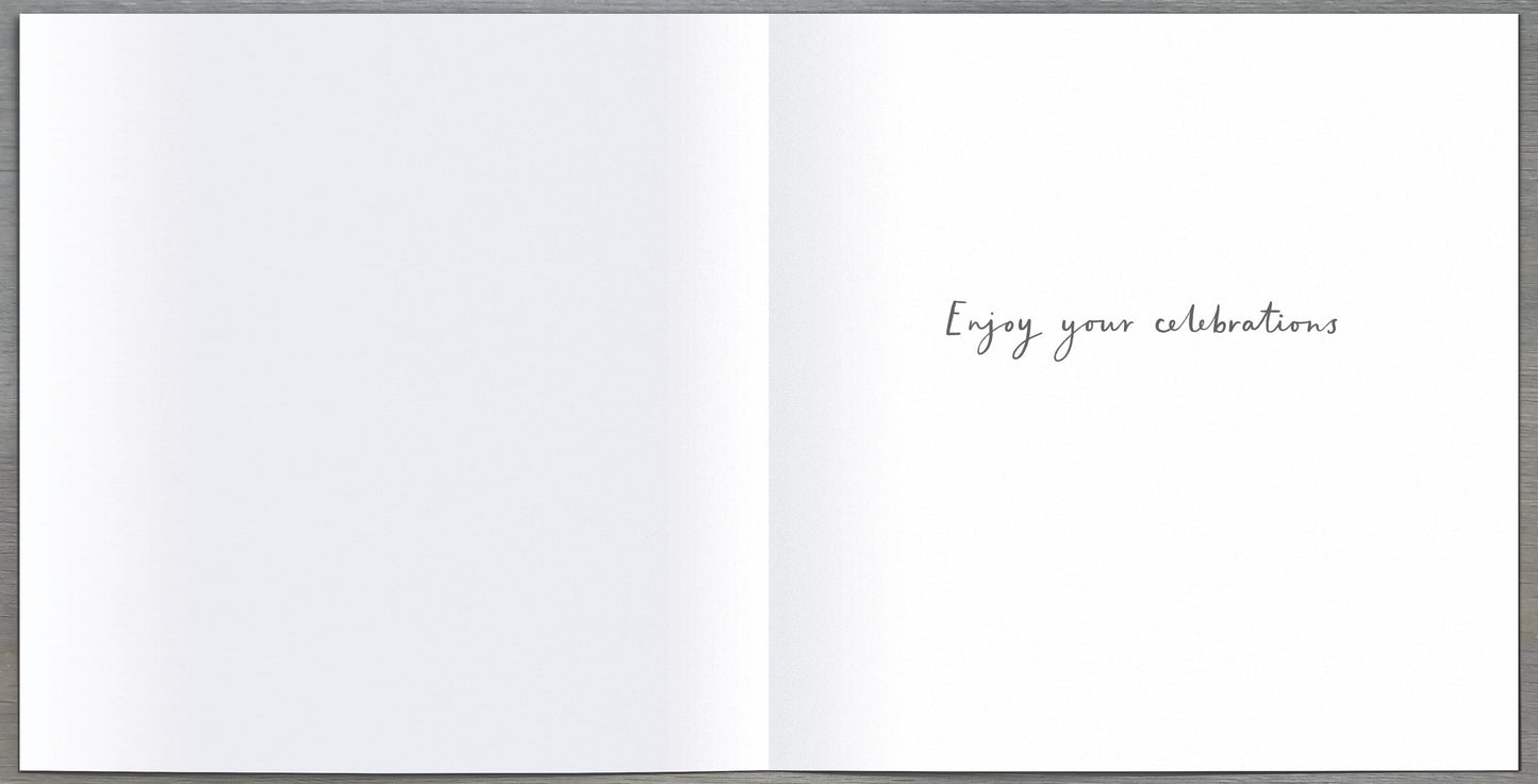 Clasp Greeting Cards Birthday 40th  Signature Cherry Bloom
