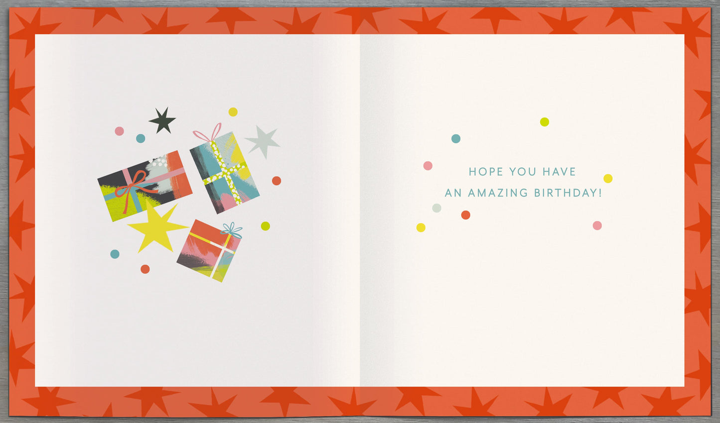 Standard Greeting Cards Birthday 18th  Zig  Zag