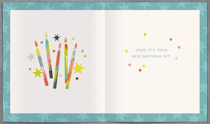 Standard Greeting Cards Birthday 21st  Zig  Zag