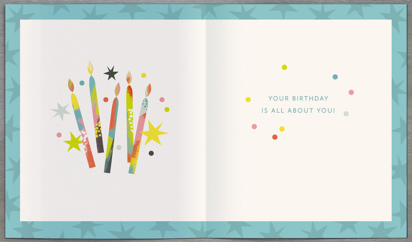 Standard Greeting Cards Birthday 40th  Zig  Zag
