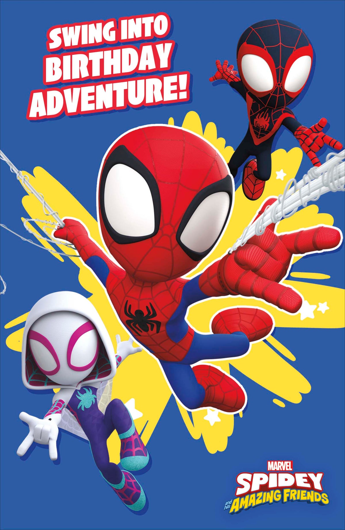Standard Greeting Cards Birthday Juvenile Disney Spidey and His Amazing Friends