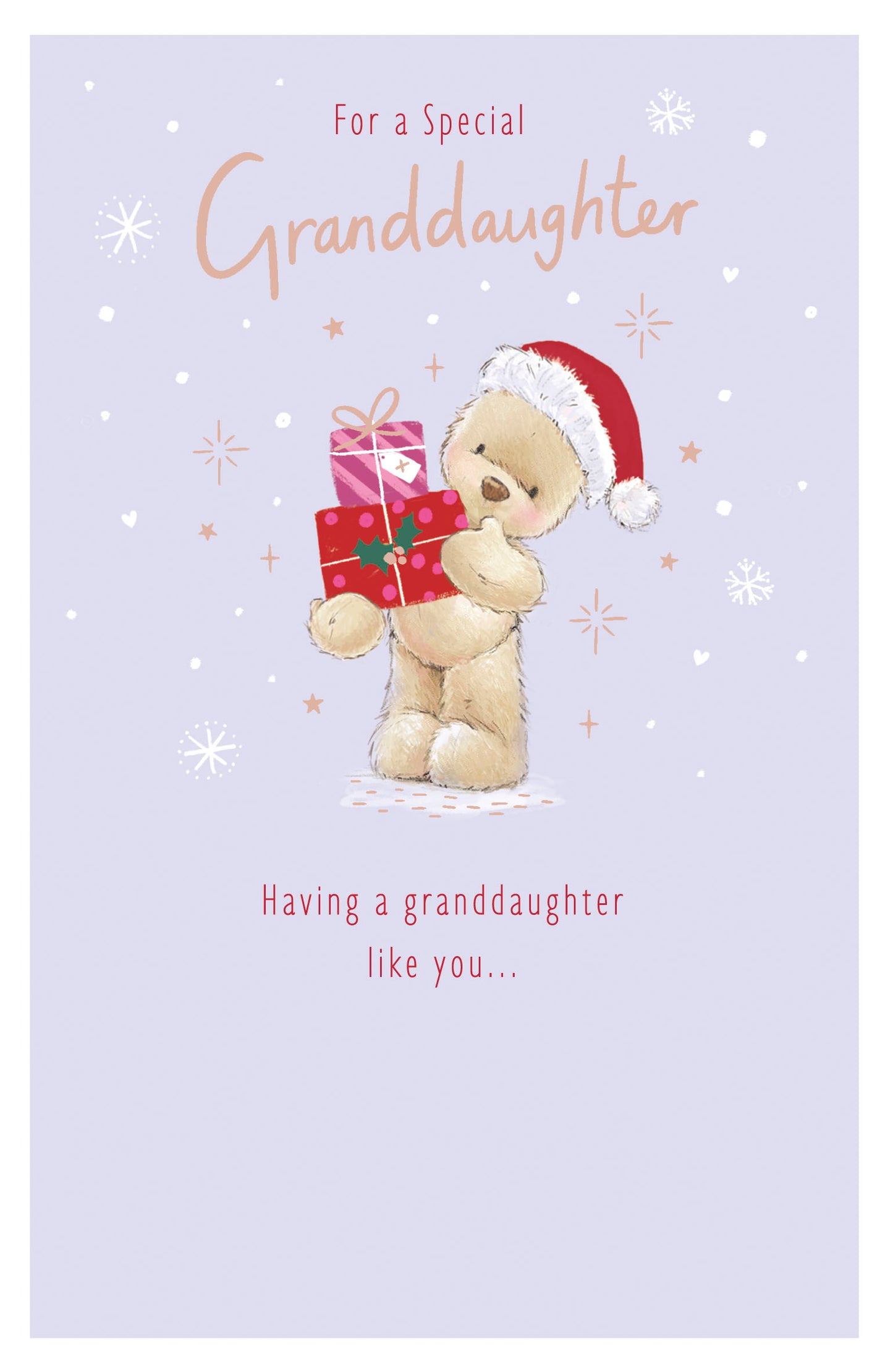Standard Greeting Cards Granddaughter Cute Nutmeg