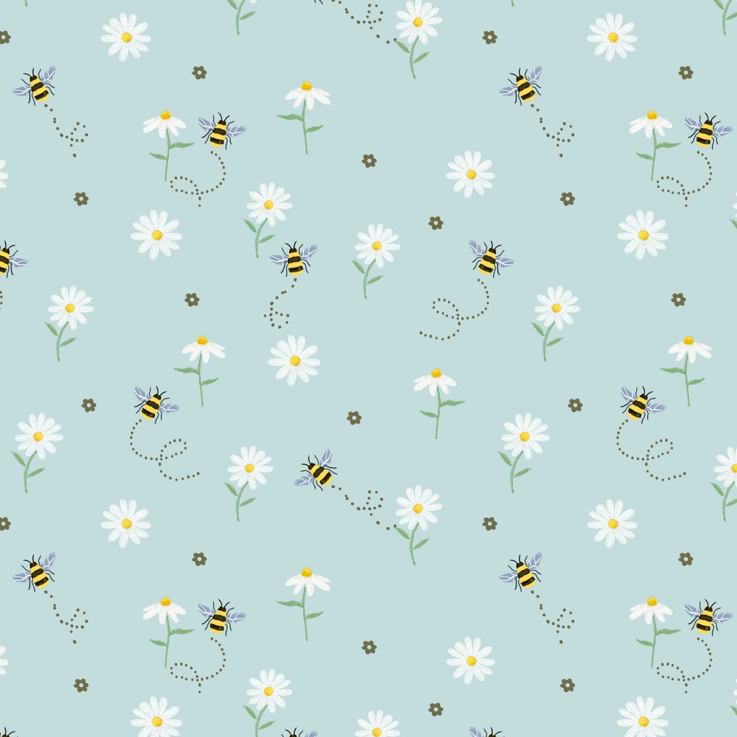 Rollwrap 2m Tear Strip Greeting Cards Open Blank Ditsy Floral