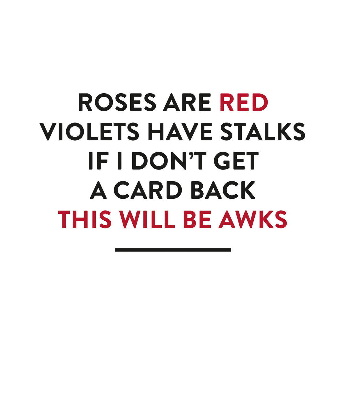 Standard Greeting Cards General Wish Hum Typeractive