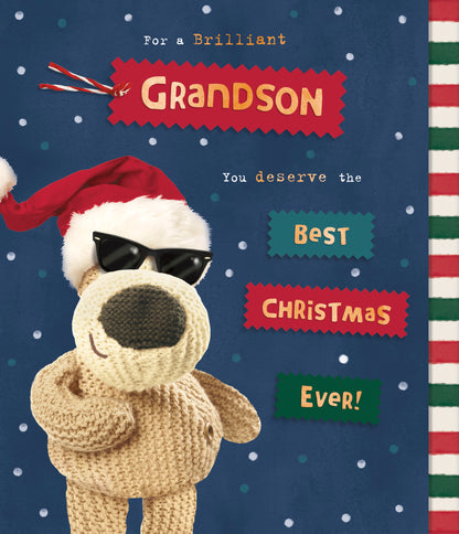 Standard Greeting Cards Grandson Cute Boofle