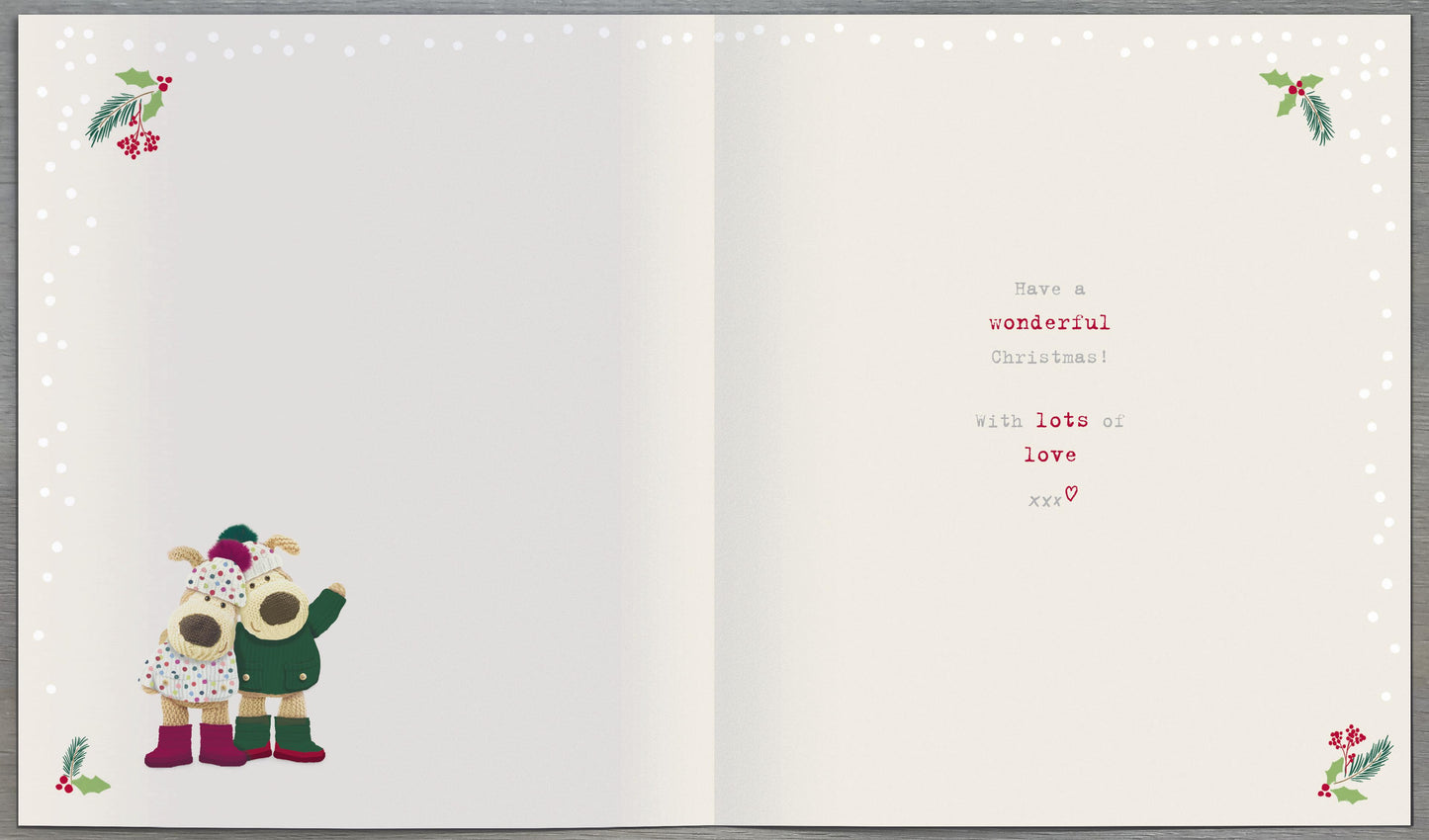 Standard Greeting Cards Nan & Grandad Cute Boofle