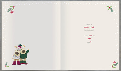 Standard Greeting Cards Nan & Grandad Cute Boofle
