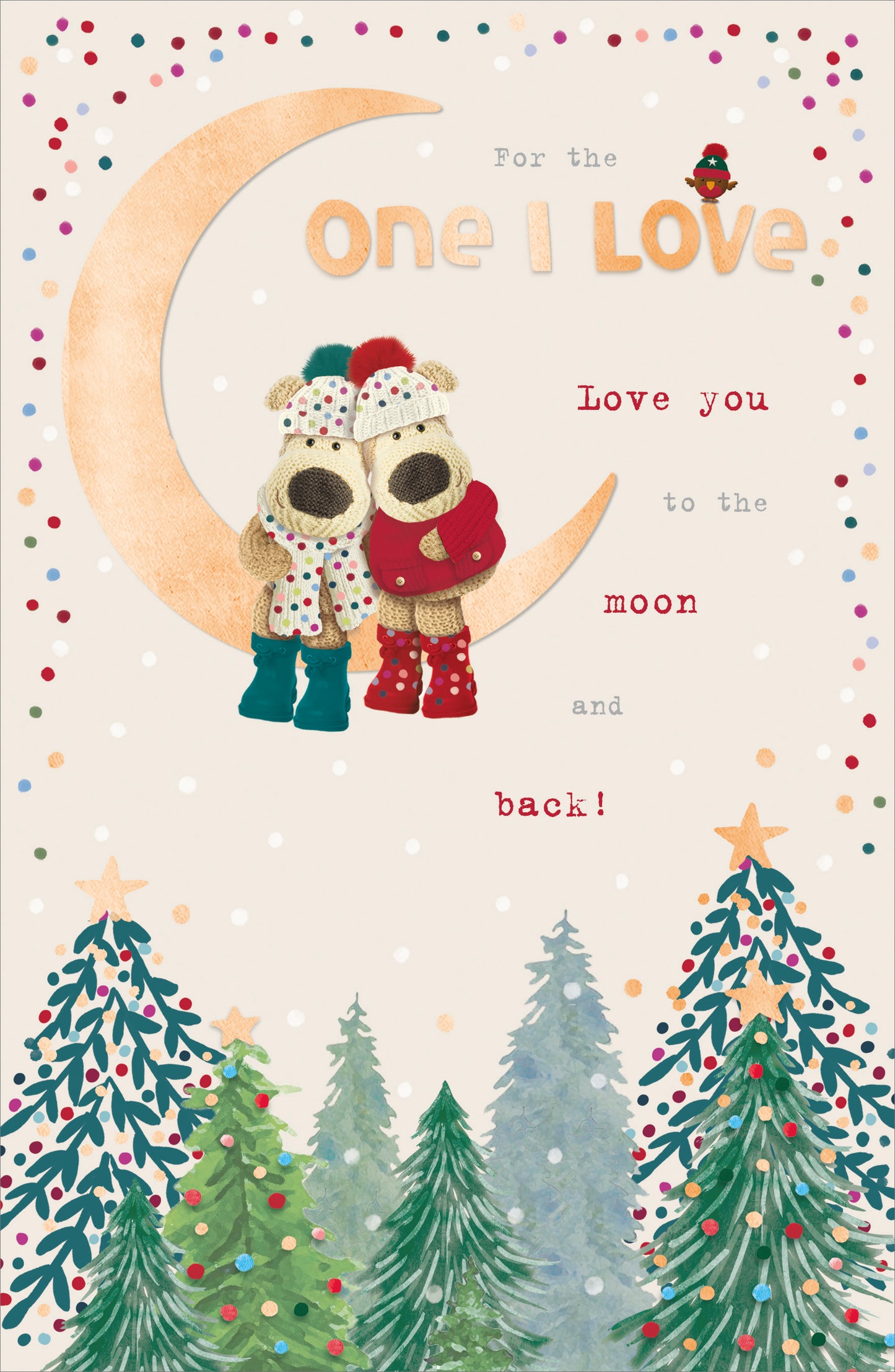 Standard Greeting Cards One I Love Cute Boofle