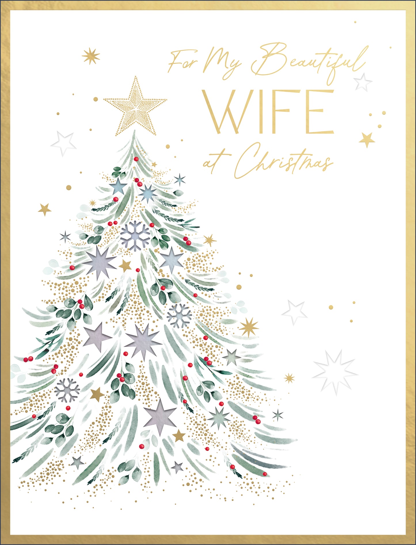 Hand Finished Greeting Cards Wife  Gibson Core Line