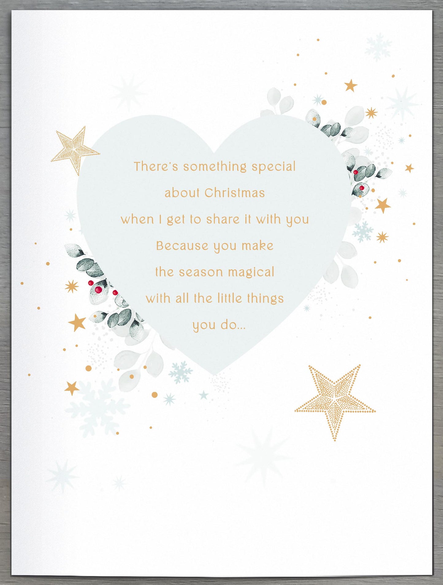 Hand Finished Greeting Cards Wife  Gibson Core Line