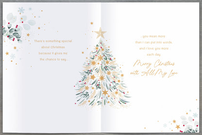 Hand Finished Greeting Cards Wife  Gibson Core Line