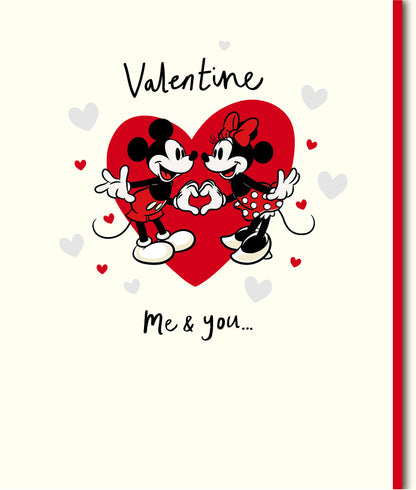 Standard Greeting Cards General Wish Cute Disney Mickey and Minnie