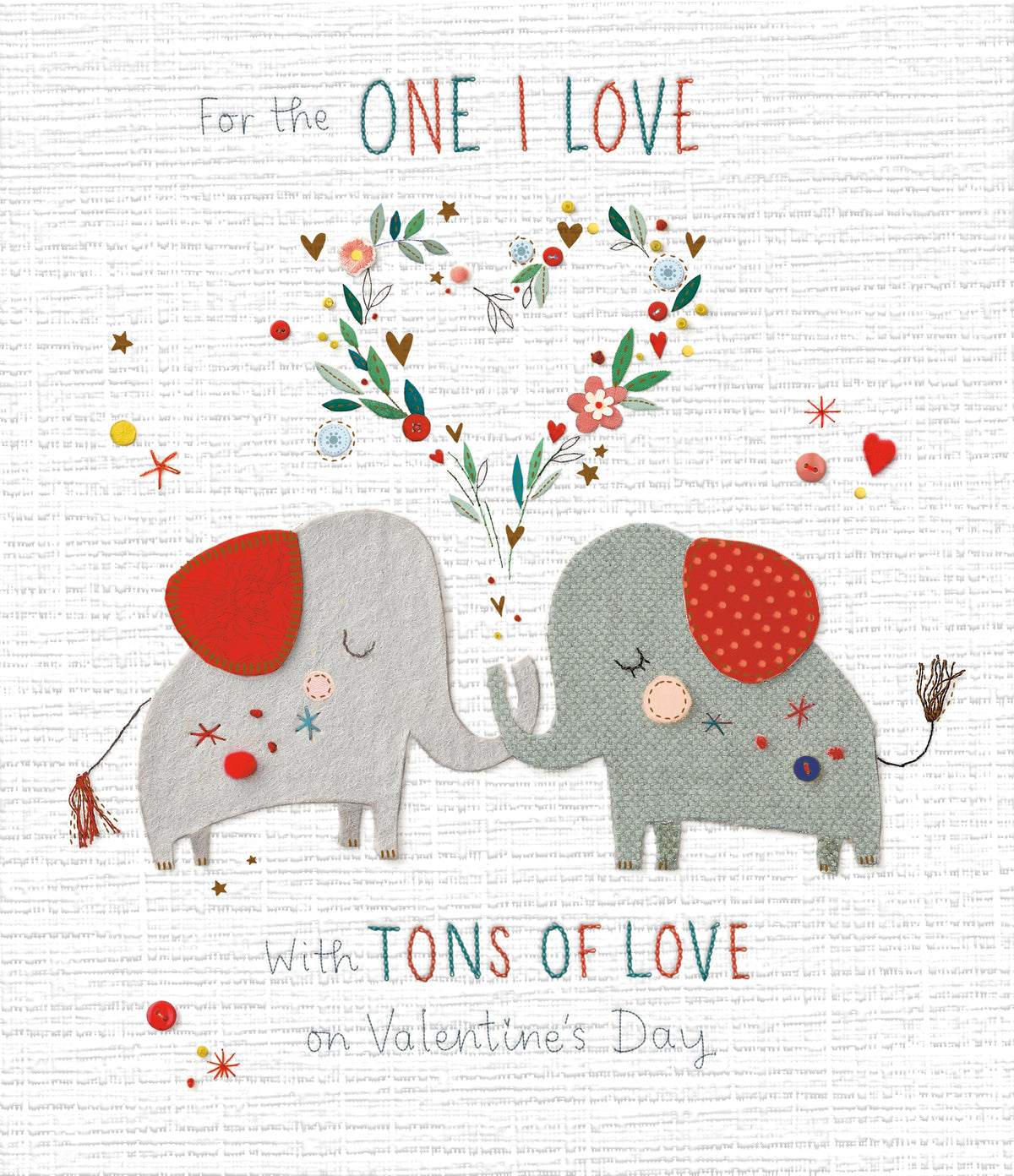 Standard Greeting Cards One I Love  Button Box