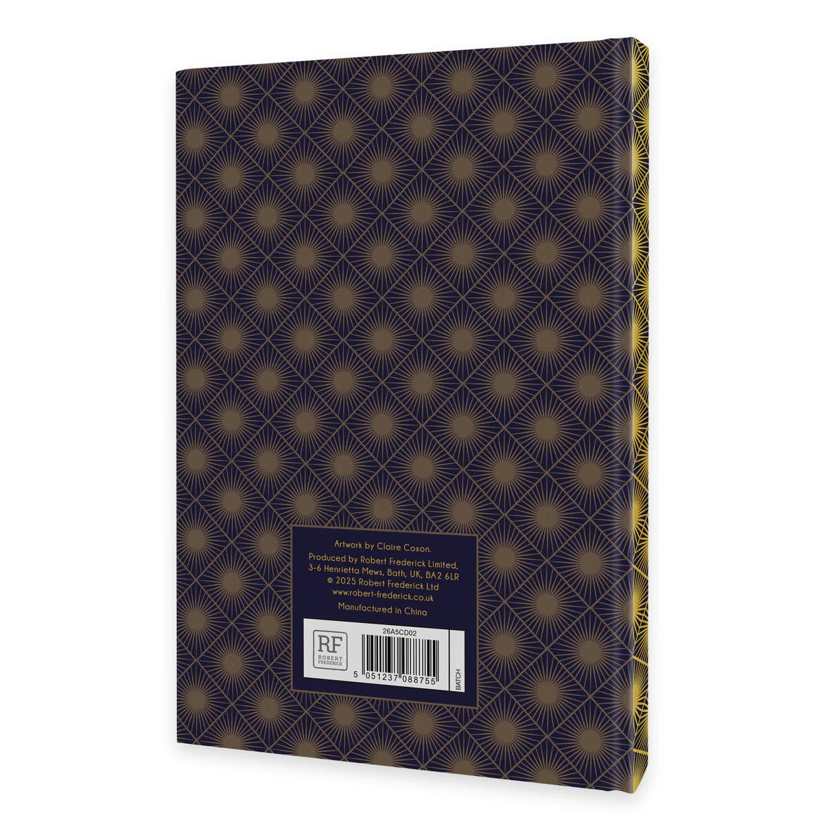 Claire Coxon Art Deco 2026 A5 Weekly Diary – Hardback Week-to-View Planner with Elegant Illustrations