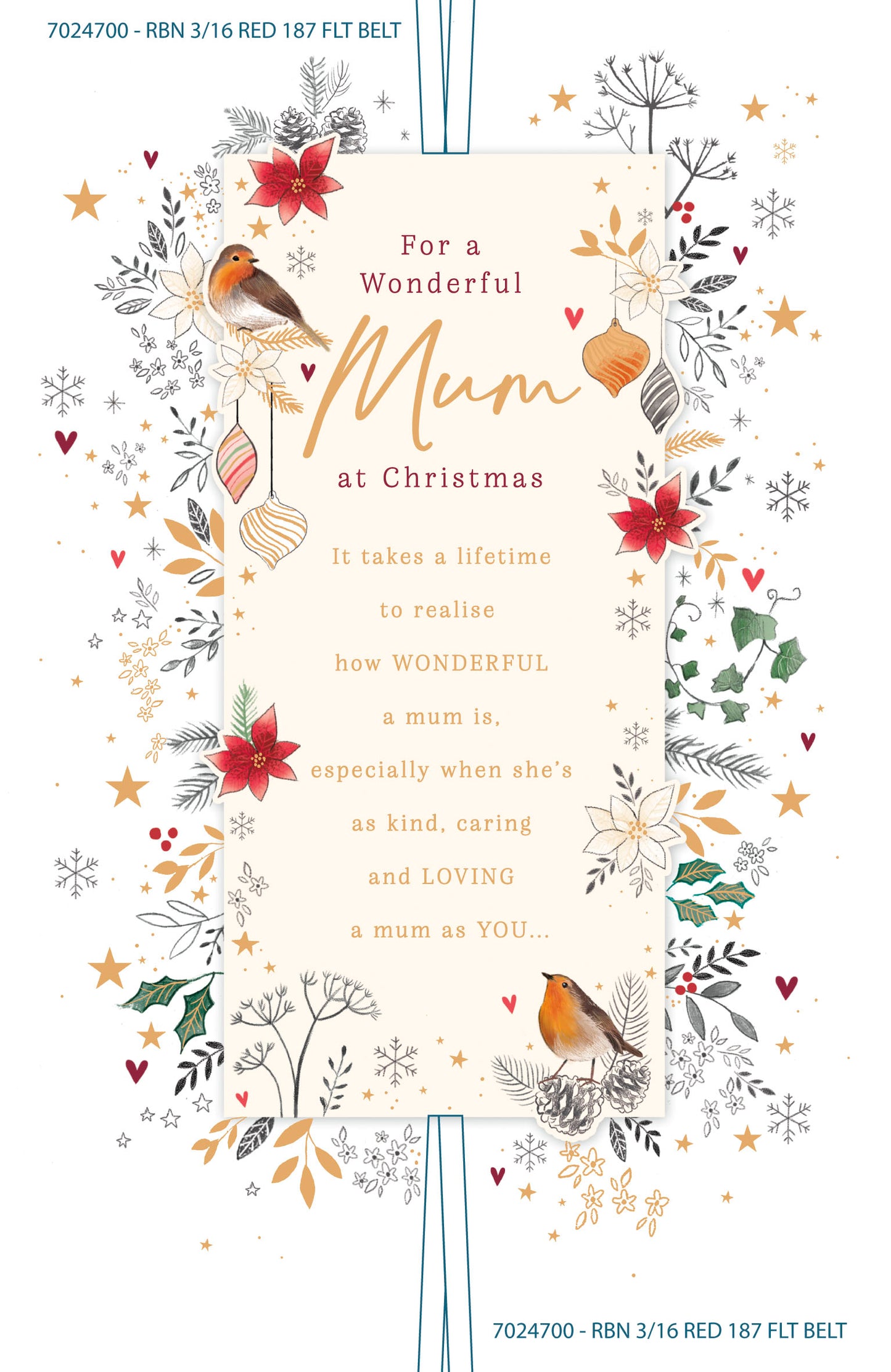 Hand Finished Greeting Cards Mum  Gibson Core Line