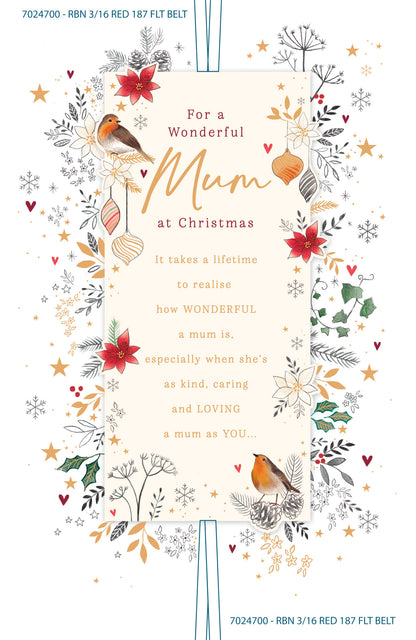 Hand Finished Greeting Cards Mum  Gibson Core Line